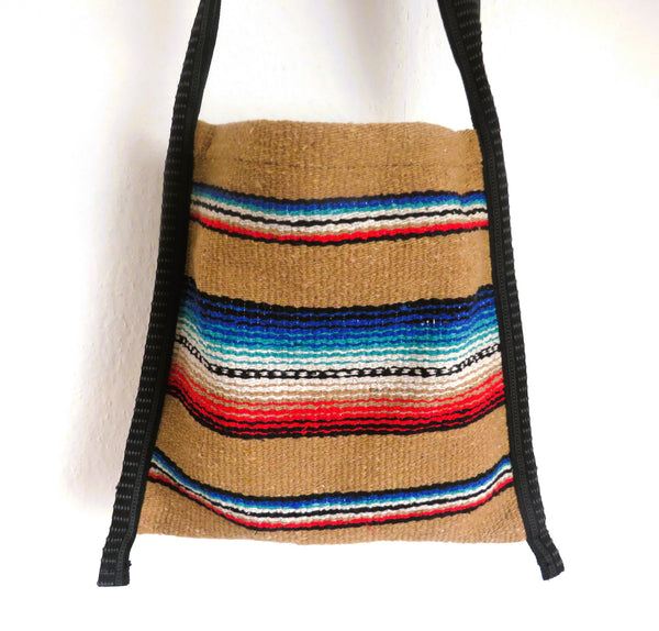 Boho Schultertasche  EL PASO Mexiko Style  70% Polyacryl 30% Polyester beige 33cm x32cm